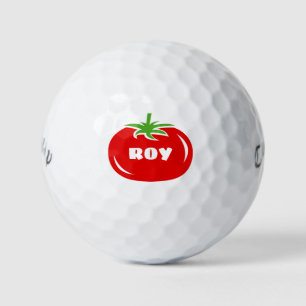 Personalisiertes rotes Tomaten Callaway Golfgesche Golfball