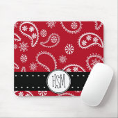 Personalisiertes rotes und weißes mousepad (Mit Mouse)