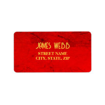 Personalisiertes rotes Velvet Muster drucken