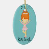 Personalisiertes Rothaartrockner Keramikornament (Rechts)