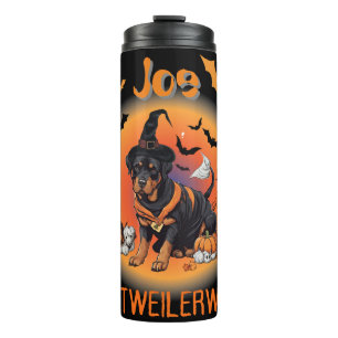 Personalisiertes Rottweilerween Thermaltumbler Thermosbecher