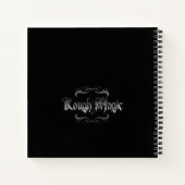 Personalisiertes Rough Magic Spiral Notebook Notizblock (Rückseite)