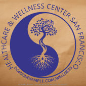 Personalisiertes Round Healthcare Business-Logo un Permastempel