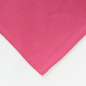 Personalisiertes Ruby 40. Jubiläumsbogen-Foto-Gesc Fleecedecke (Ecke)