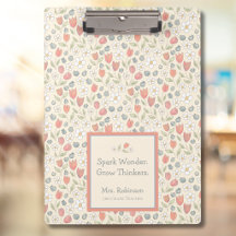 Personalisiertes Rückkehr-zur-Schule-Blumenlehrer-