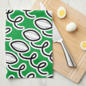 Personalisiertes Rugby-Handtuch | Thema Sport Handtuch (Viertel Falte)