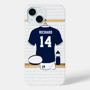 Personalisiertes Rugby Jersey im Schließzimmer Case-Mate iPhone Hülle