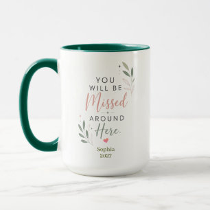 Personalisiertes Ruhestand Abschiedsgeschenk für K Tasse