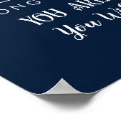 Personalisiertes Ruhestandposter Poster (Ecke)