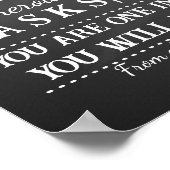 Personalisiertes Ruhestandposter Poster (Ecke)