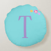 Personalisiertes Rundkissen Rundes Kissen (Rückseite)