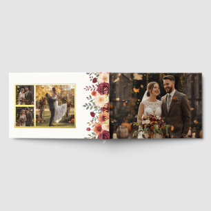 Personalisiertes Rustikales Herbstfoil Gästebuch m