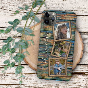 Personalisiertes rustikales Vintage-Holzstrukturmu Case-Mate iPhone Hülle