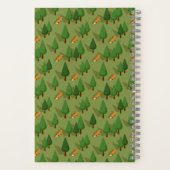 Personalisiertes Rustikales Waldnotizbuch Notizblock (Rückseite)