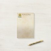 Personalisiertes S für Post-it Klebezettel (Auf Schreibtisch)