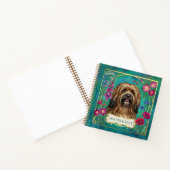 Personalisiertes Sable Lhasa Apso Quadratisches No Notizblock (Innenseite)