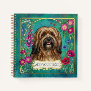 Personalisiertes Sable Lhasa Apso Quadratisches No Notizblock
