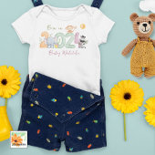 personalisiertes Safari-Kindergeschenk geboren 202 Baby Strampler