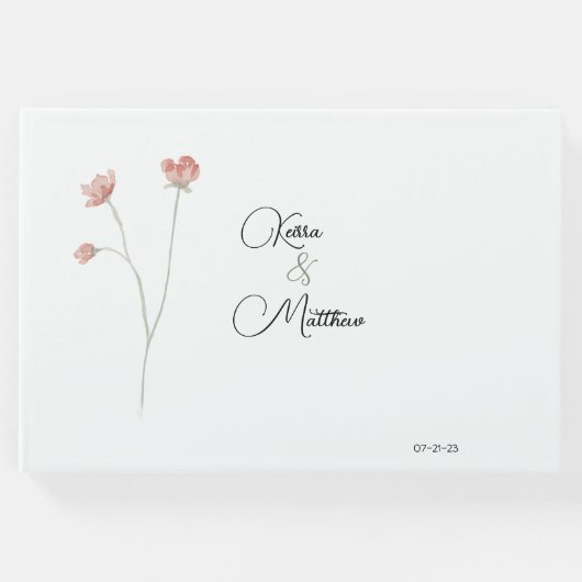 Personalisiertes Sage Guest Book Gästebuch (Vorderseite)