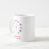 Personalisiertes Sagittarius Zodiac Geburtstagsges Kaffeetasse (Vorderseite Links)