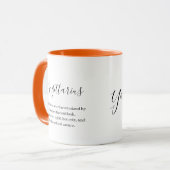 "Personalisiertes Sagittarius Zodiac Zeichen, Name Tasse (Vorderseite Links)