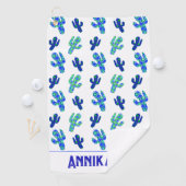 Personalisiertes Saguaro Cactus Pattern Golfhandtuch (Insitu)