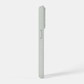 Personalisiertes Salbeigrün im französischen Landh iPhone Hülle (Rechte Seite)
