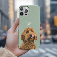 Personalisiertes Salbeigrünes Hunde-Foto