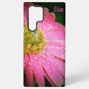 Personalisiertes Samsung-Case - Rosa Gerbera-Daisy Samsung Galaxy Hülle