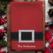 Personalisiertes Santa Belt Ferienhaus Küchentuch