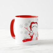Personalisiertes Santa Face Tasse (Vorderseite Links)