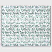Personalisiertes Santa-Wrap-Papier Geschenkpapier (Flach)