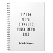 Personalisiertes sarkastisches notizblock (Vorderseite)