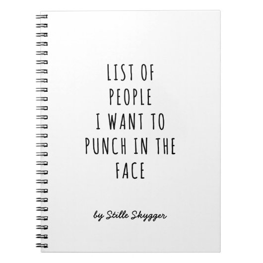 Personalisiertes sarkastisches notizblock (Vorderseite)