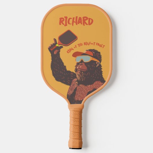 Personalisiertes Sasquatch-Spiel Pickleball Schläger (Rückseite)