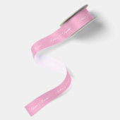 Personalisiertes Satinband mit individuellem Text (Rückseite)