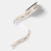 Personalisiertes Satinband mit individuellem Text (Rückseite)