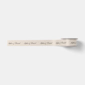 Personalisiertes Satinband mit individuellem Text (Vorderseite)