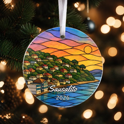 Personalisiertes Sausalito-Acrylolnament, Benutzer Ornament