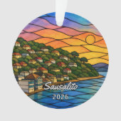 Personalisiertes Sausalito-Acrylolnament, Benutzer Ornament (Vorderseite)