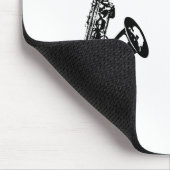 Personalisiertes Saxophon Mousepad (Ecke)