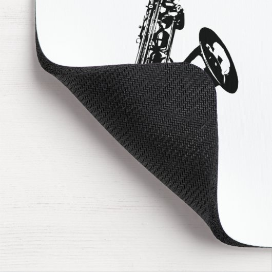 Personalisiertes Saxophon Mousepad (Ecke)