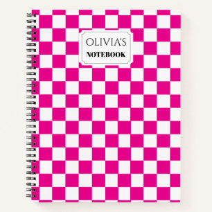 Personalisiertes Schachbrett-Notizbuch Notizblock