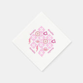 Personalisiertes Schachbrettmuster Serviette (Ecke)