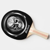 Personalisiertes SchädelPing Pong Paddel Tischtennis Schläger (Seitenansicht)