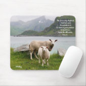 Personalisiertes Schaf in den Stillgewässern Mousepad (Mit Mouse)