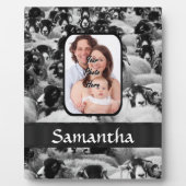 Personalisiertes Schaffoto Fotoplatte (Vorderseite)