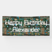 Personalisiertes Schaltbanner für Computer Electro Banner (Horizontal)