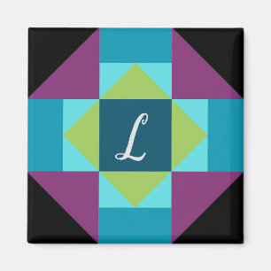 Personalisiertes Scheunenquilt  Magnet