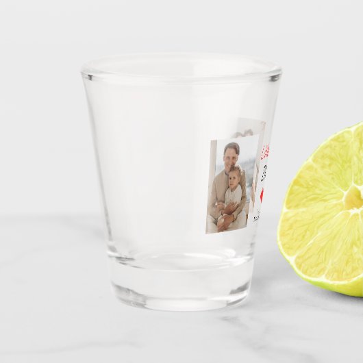 Personalisiertes Schiebeglas | Vatertagsgeschenk Schnapsglas (Links)